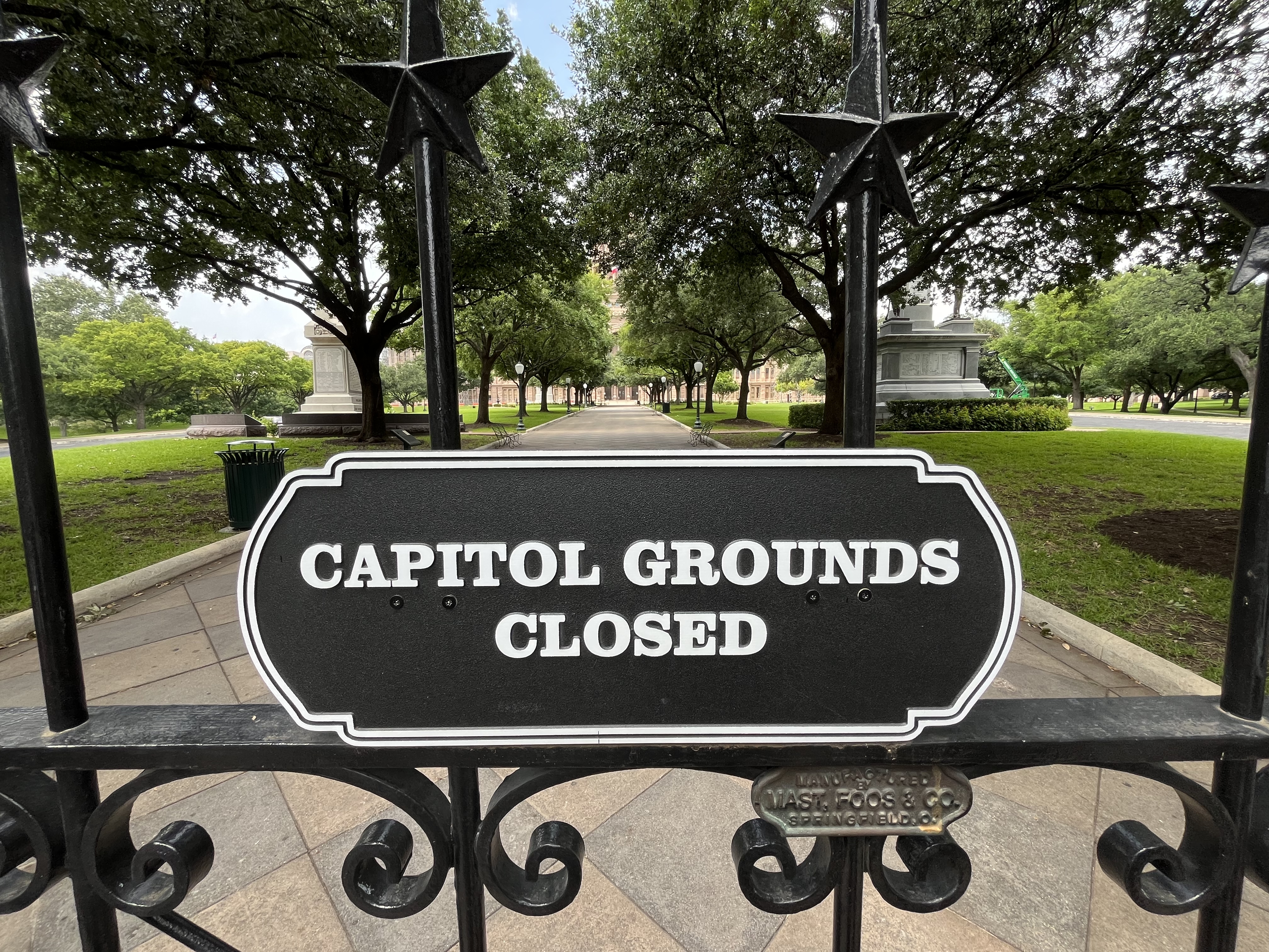 Capitol Grounds Closed 6-14-25