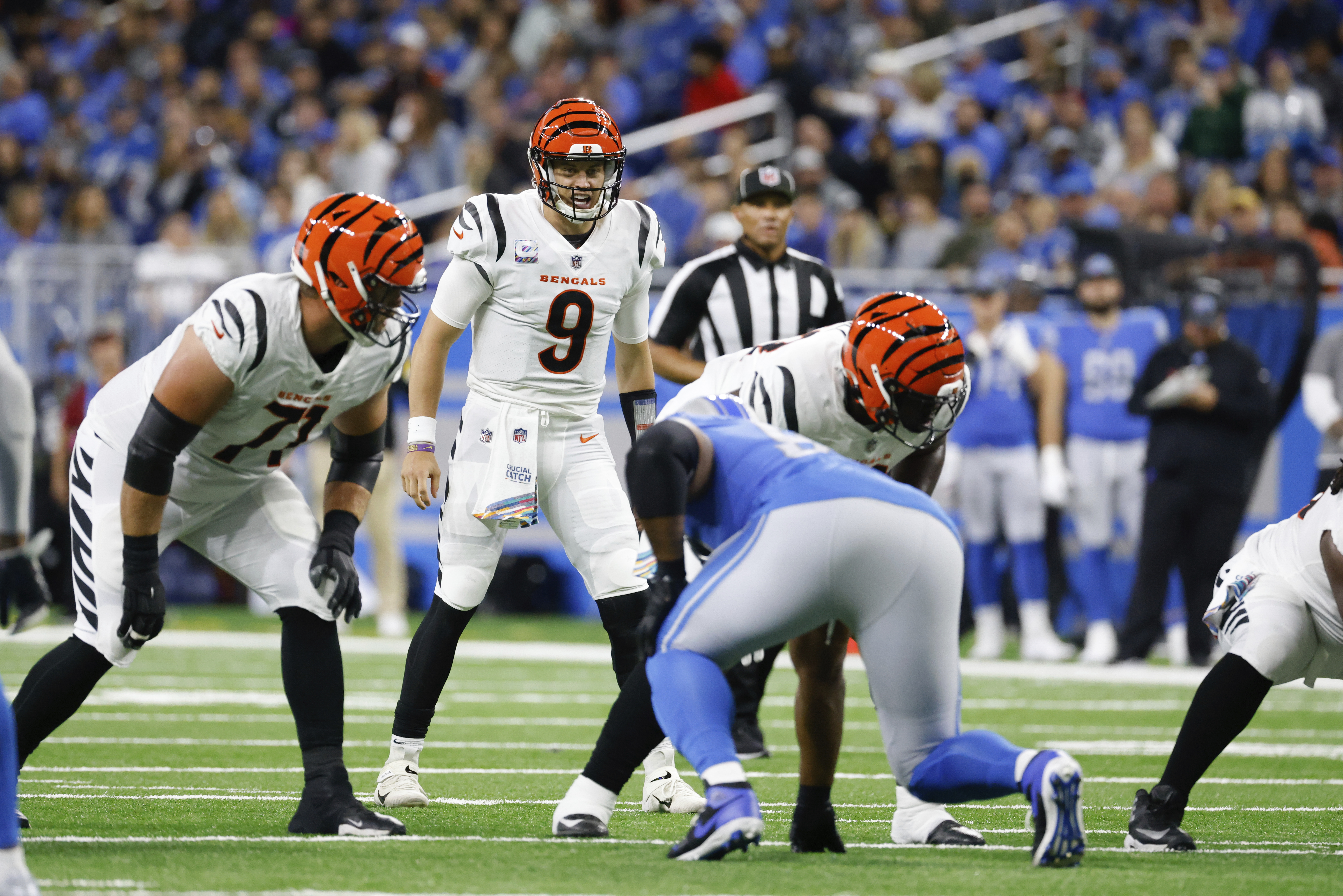 Joe Burrow Bengals Lions Football