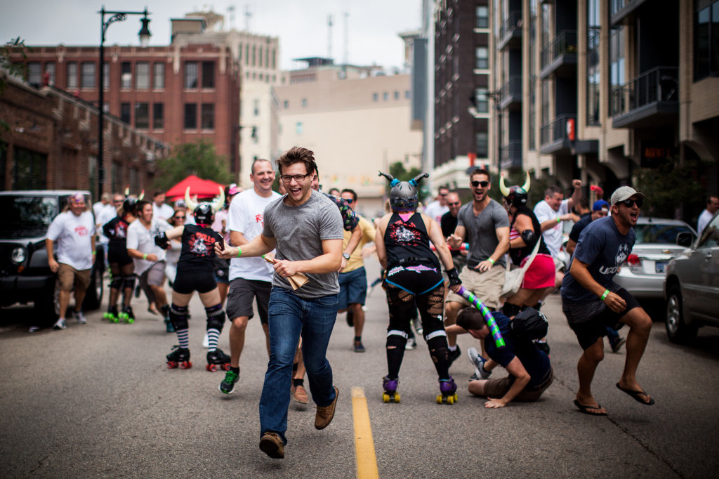 Grand Raggidy Roller Derby - Running of the Bulls