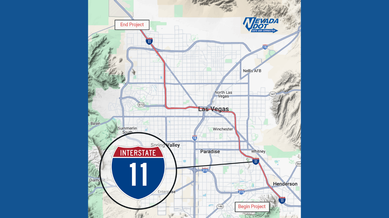 Interstate 11 signs 