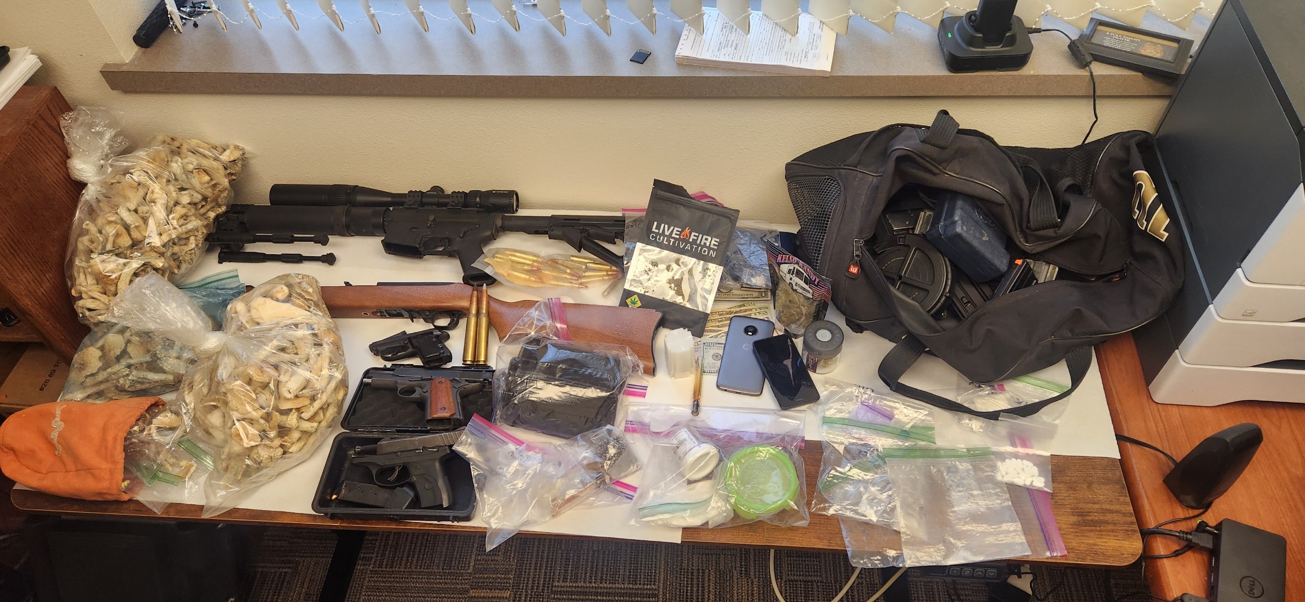 Evidence gathered by the Kootenai County Police Department