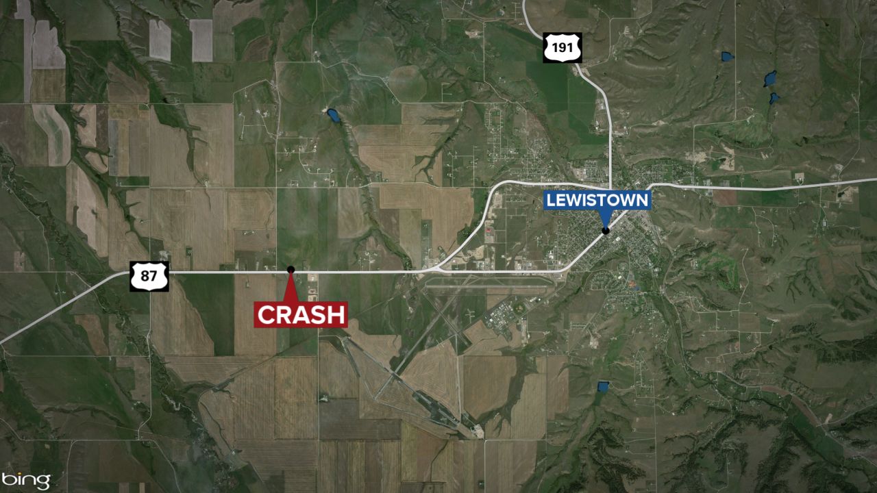 Woman dies in two-vehicle crash in Fergus County