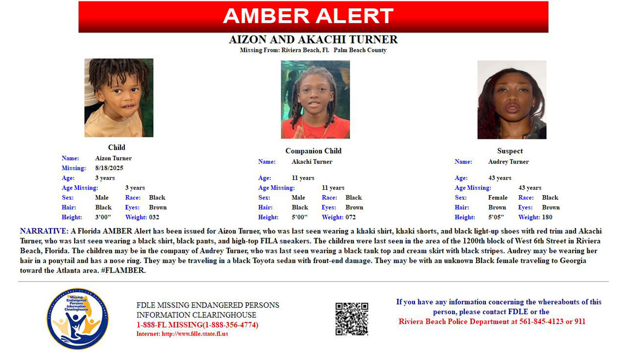 AMBER ALERT AIZON AND AKACHI TURNER