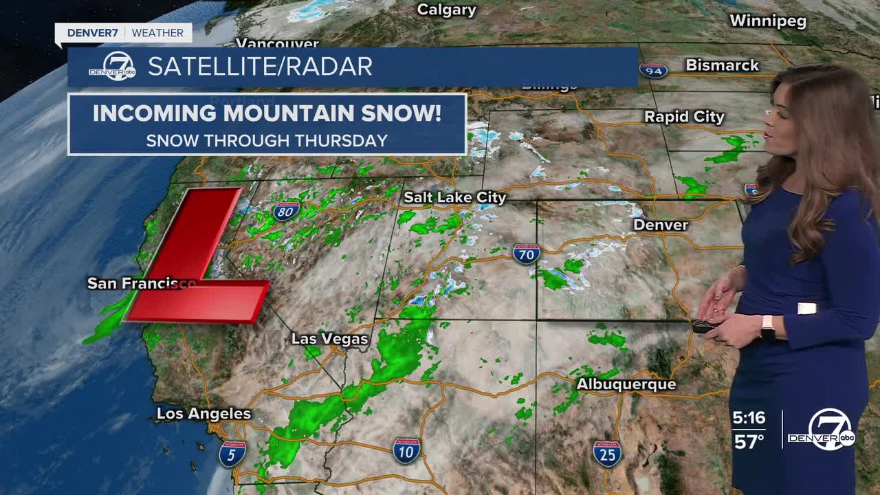 Mountain Snow Through Thursday