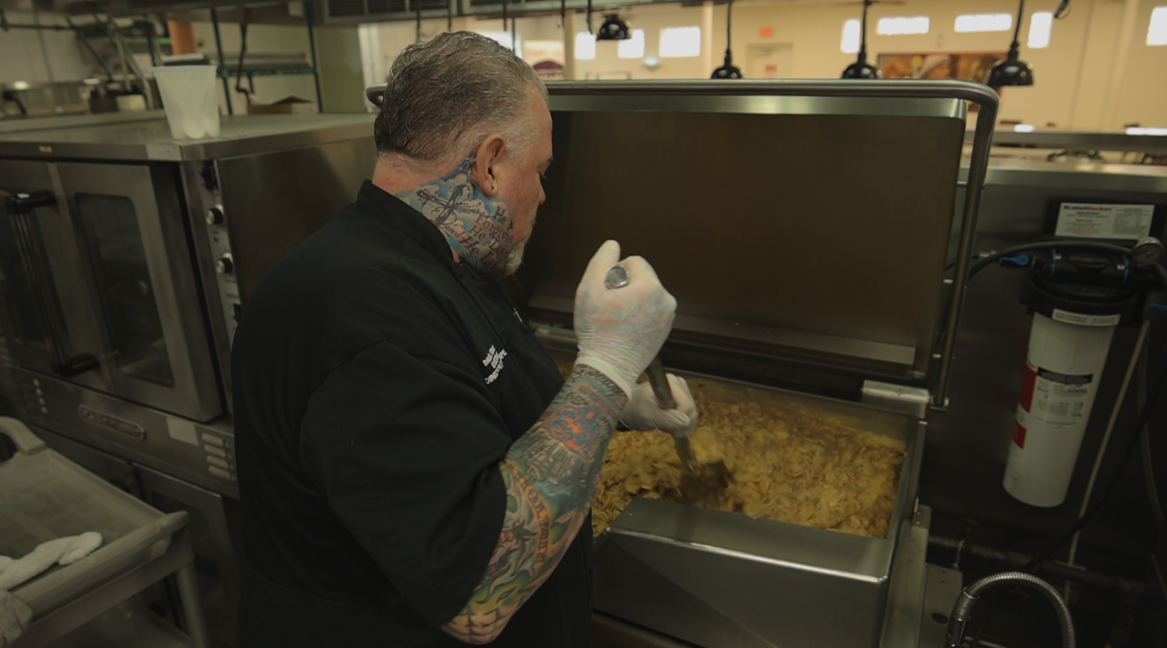Executive Chef Daniel Graves at Feeding Tampa Bay's Trinity Cafe.