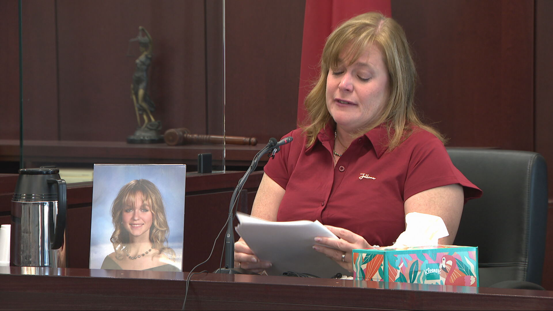 Jillian's Mom on the stand