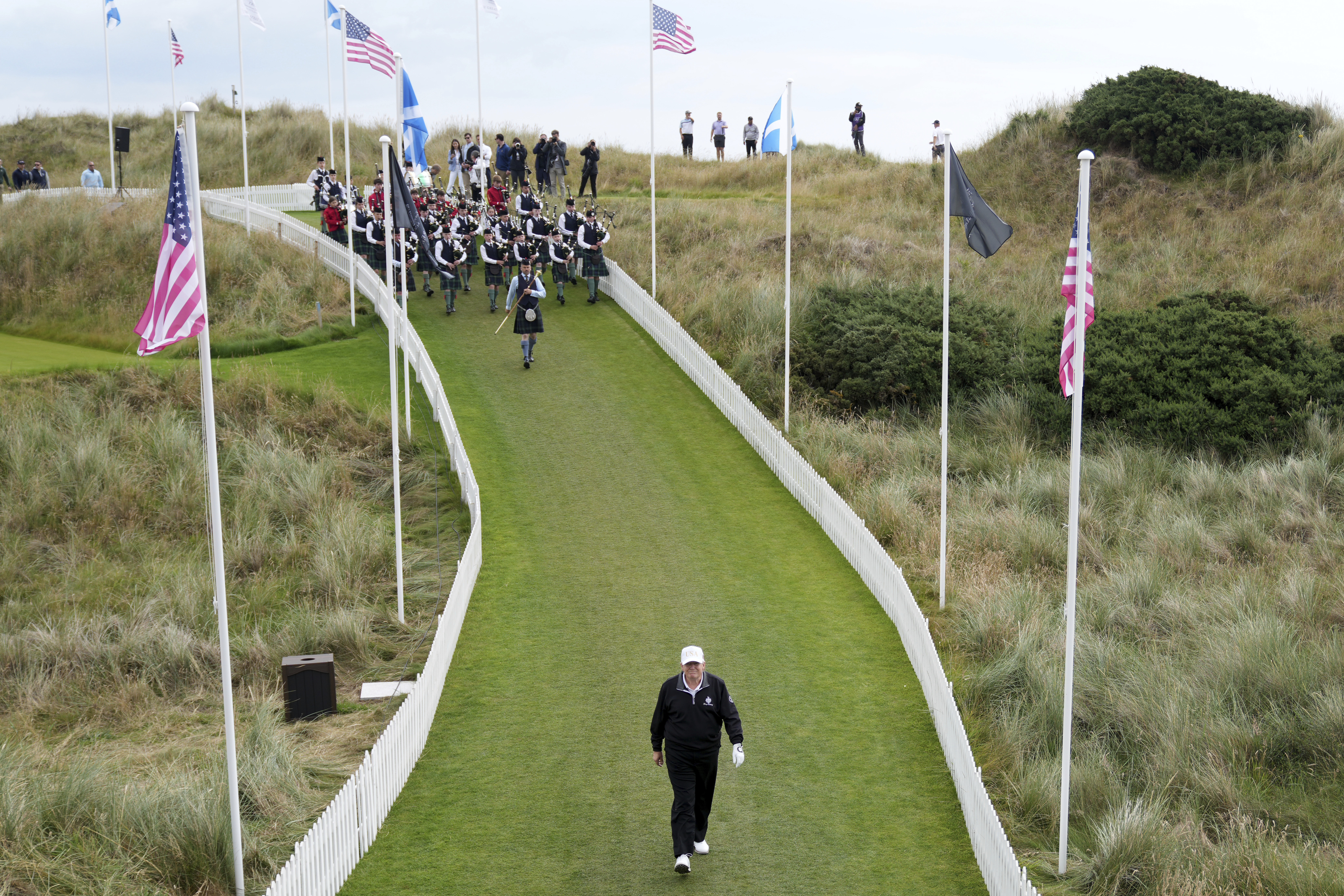 APTOPIX Trump Scotland