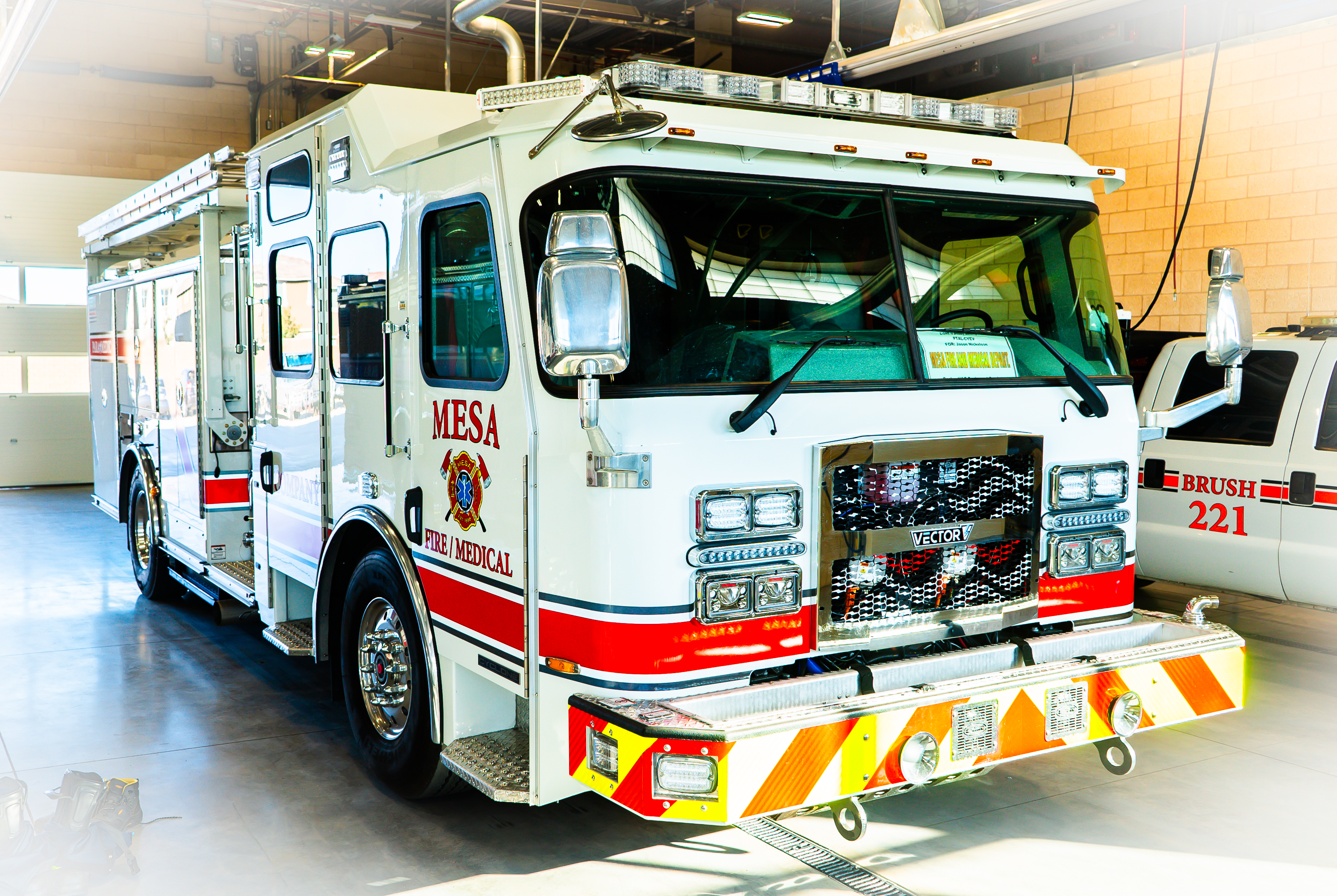Mesa Fire electric fire truck