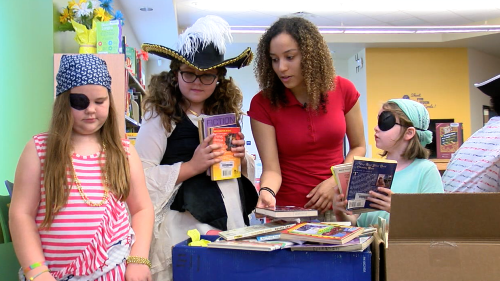 books donated to school