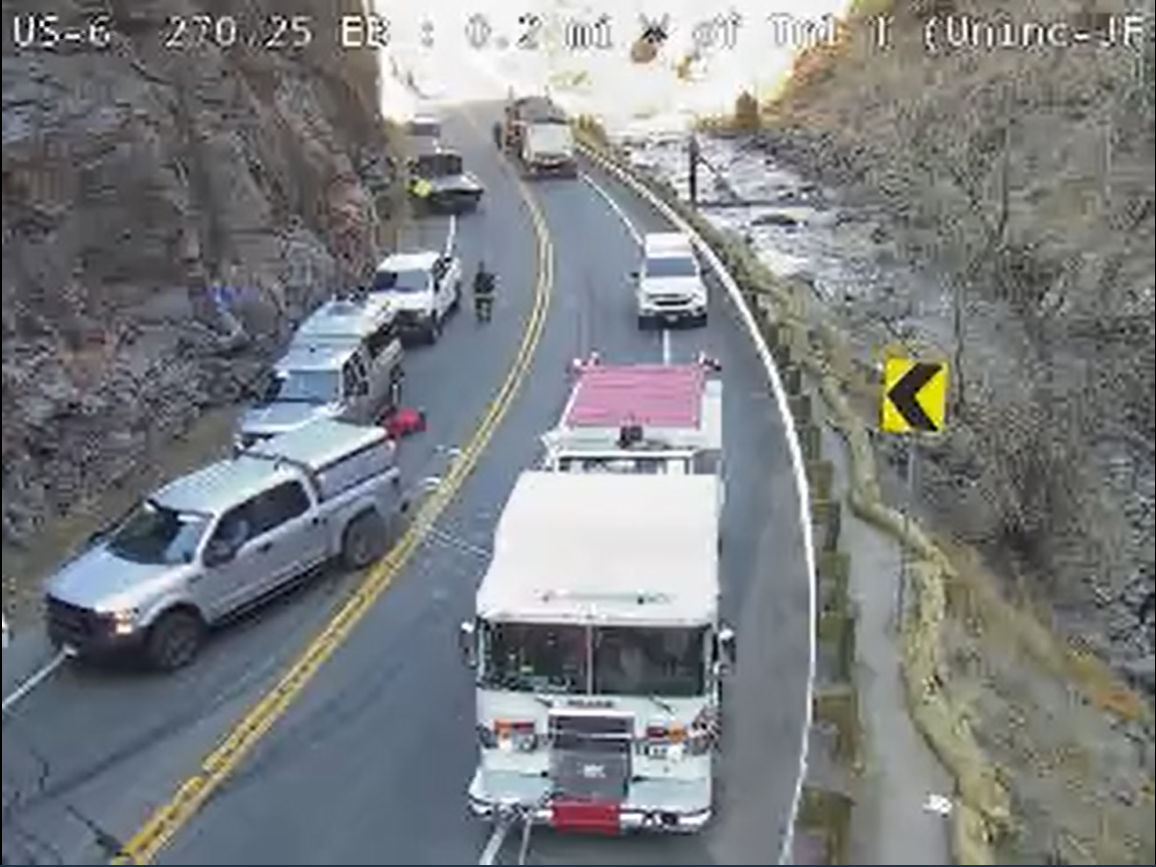 us 6 closed at clear creek canyon due to crash_nov 10 2021.png