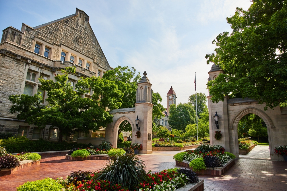Entrance,To,College,Campus,At,Indiana,University,In,Bloomington