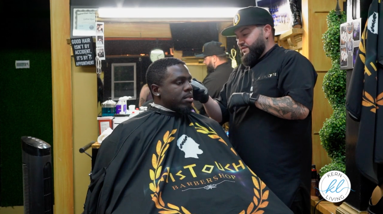 His Touch Barbershop, Kern Living