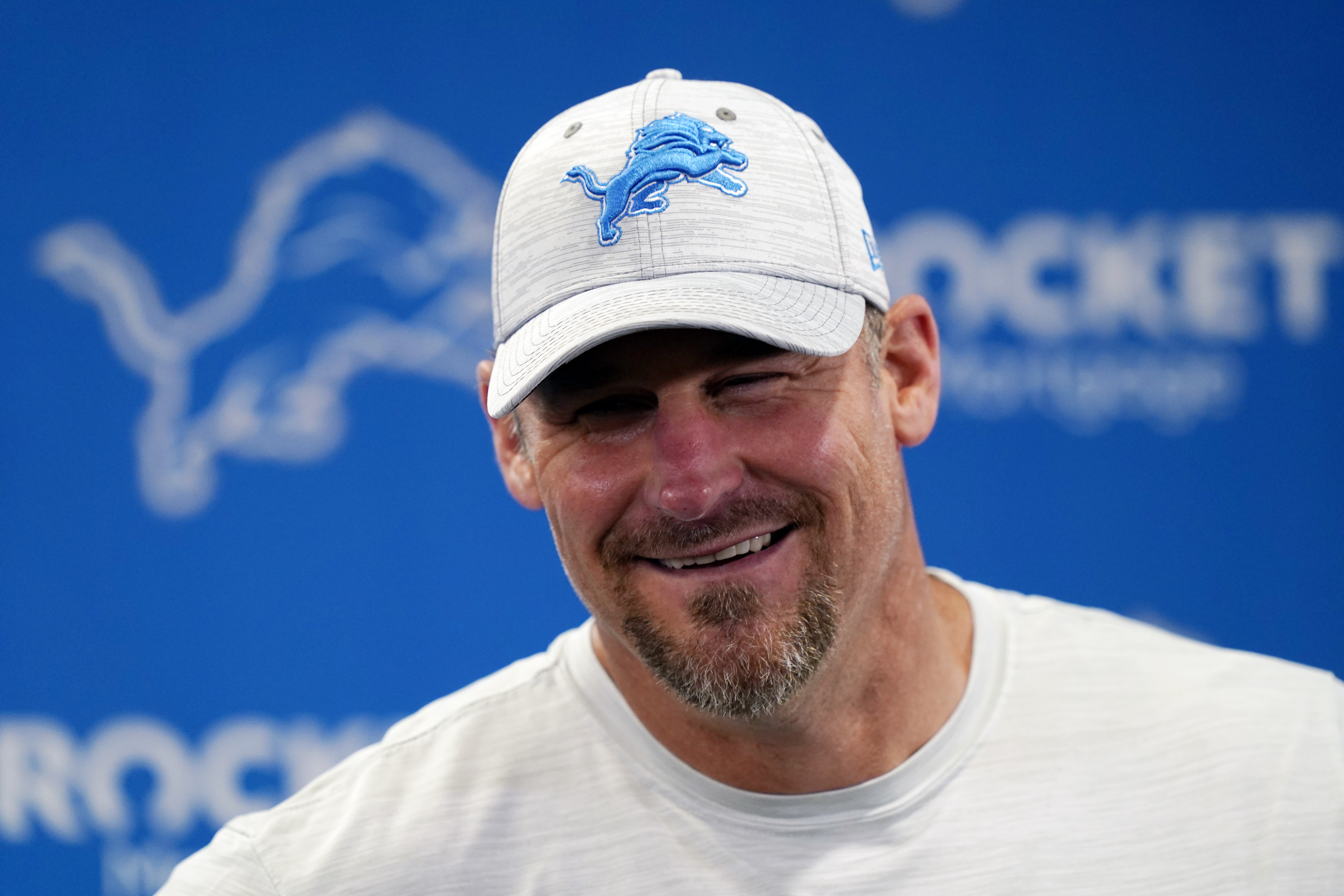 Dan Campbell Lions Training Camp Football