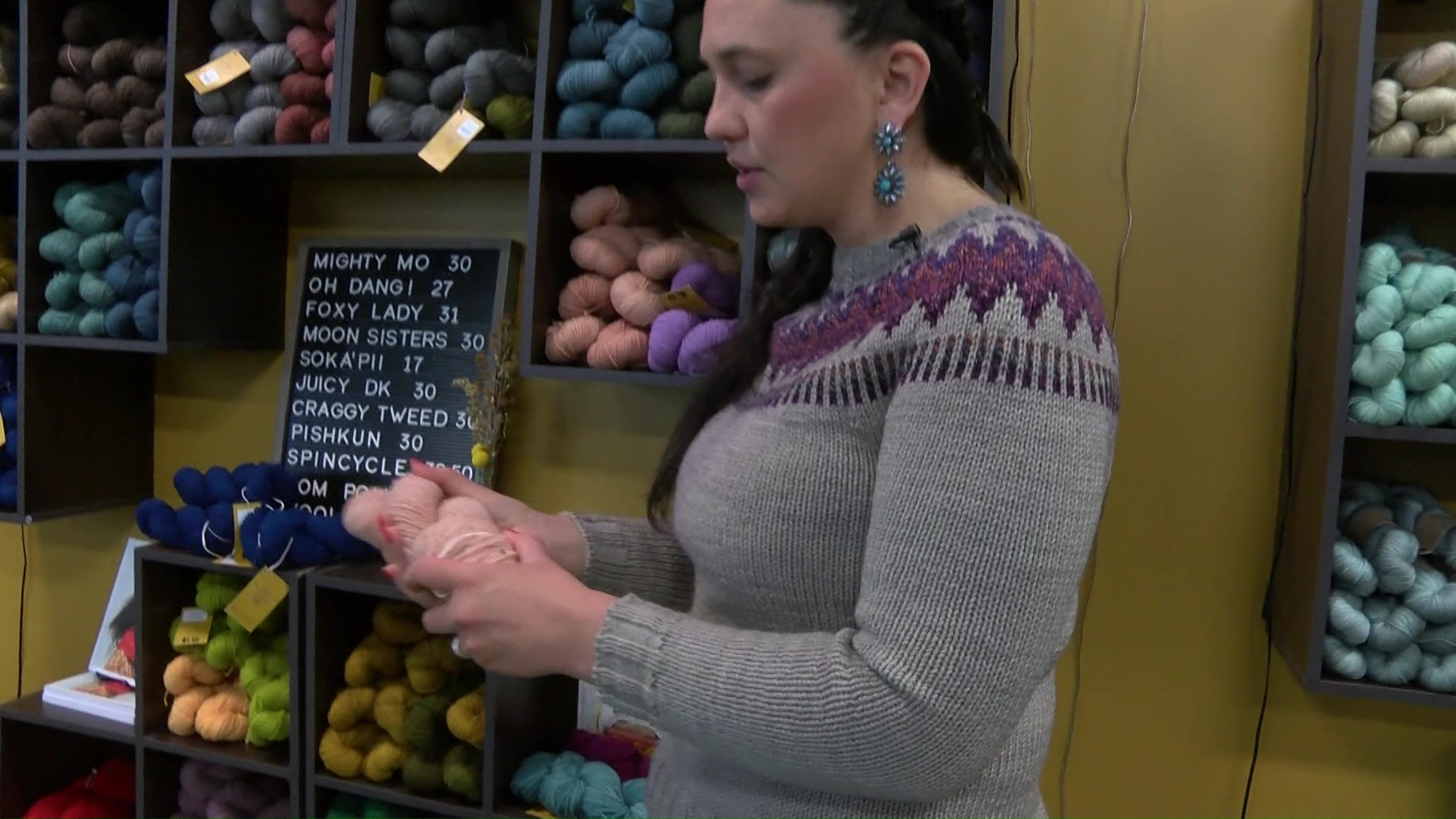 Great Falls-based fiber artist Candice English