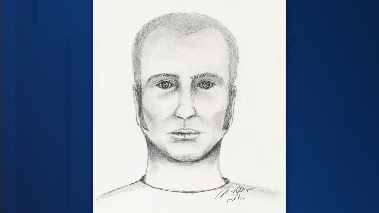 police sketch of man last known to be with Brittany Shank