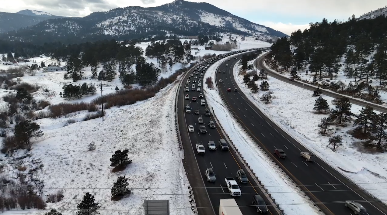 'It's like hell': Evergreen couple frustrated with fighting Floyd Hill winter traffic