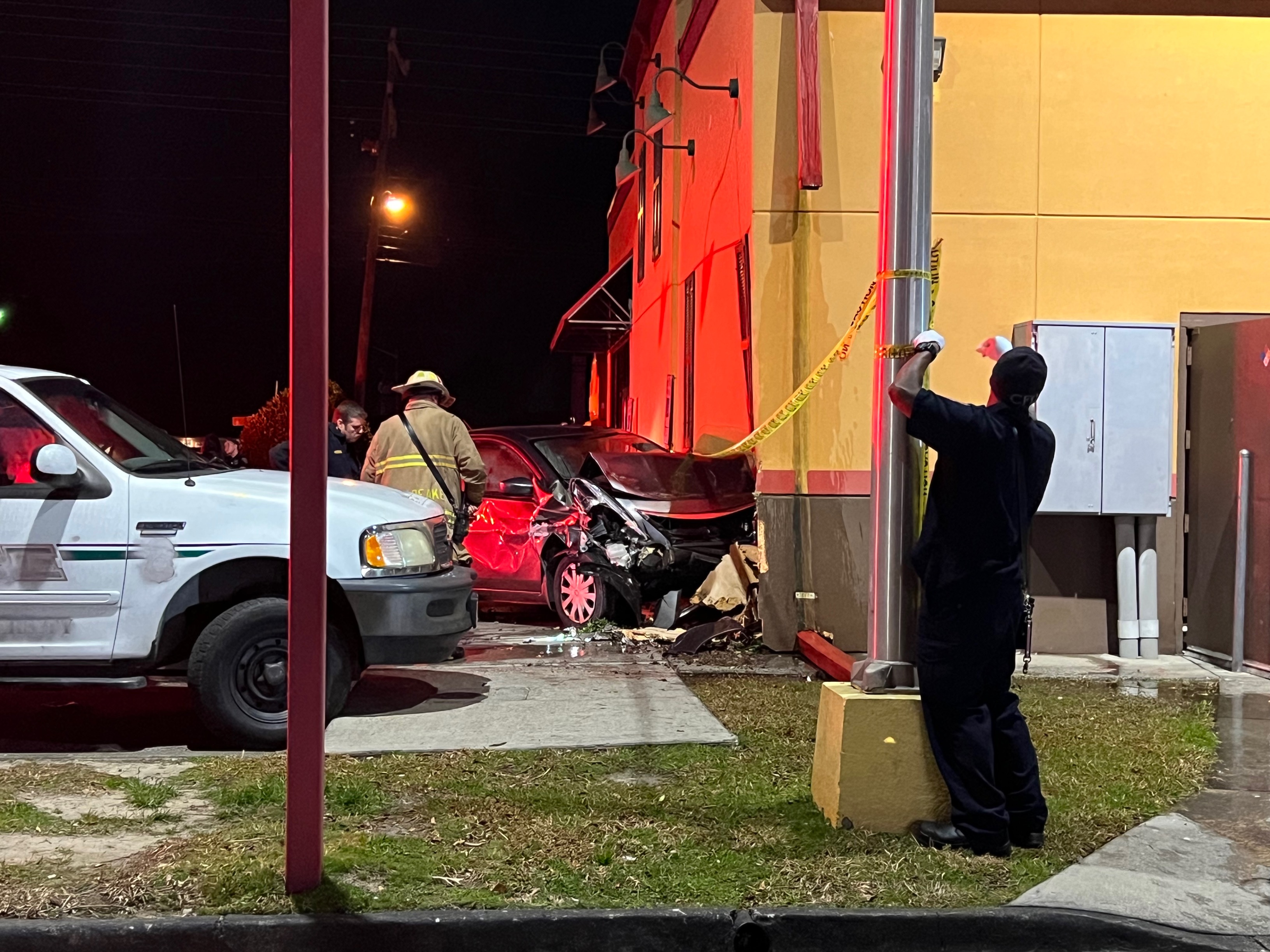 Car crashes into Chesapeake business
