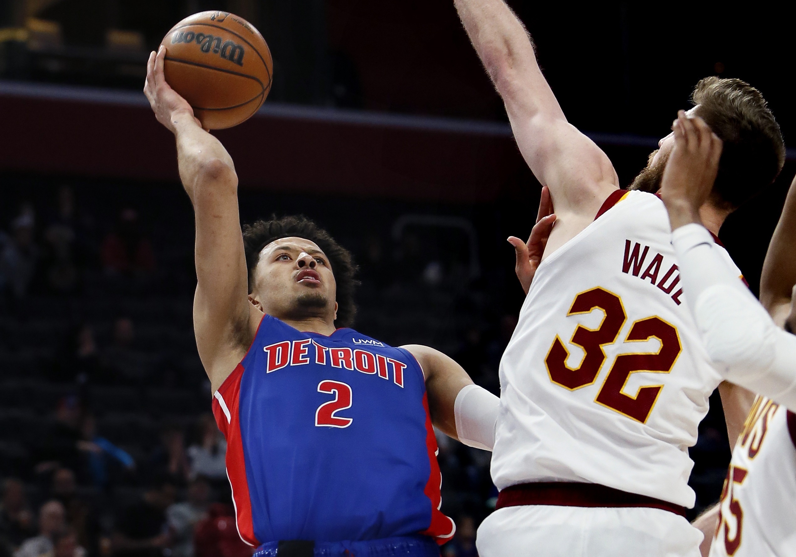 Cade Cunningham, Dean Wade Cavaliers Pistons Basketball