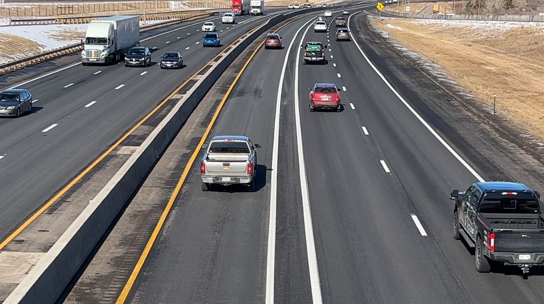 I-25 Express Lane gap