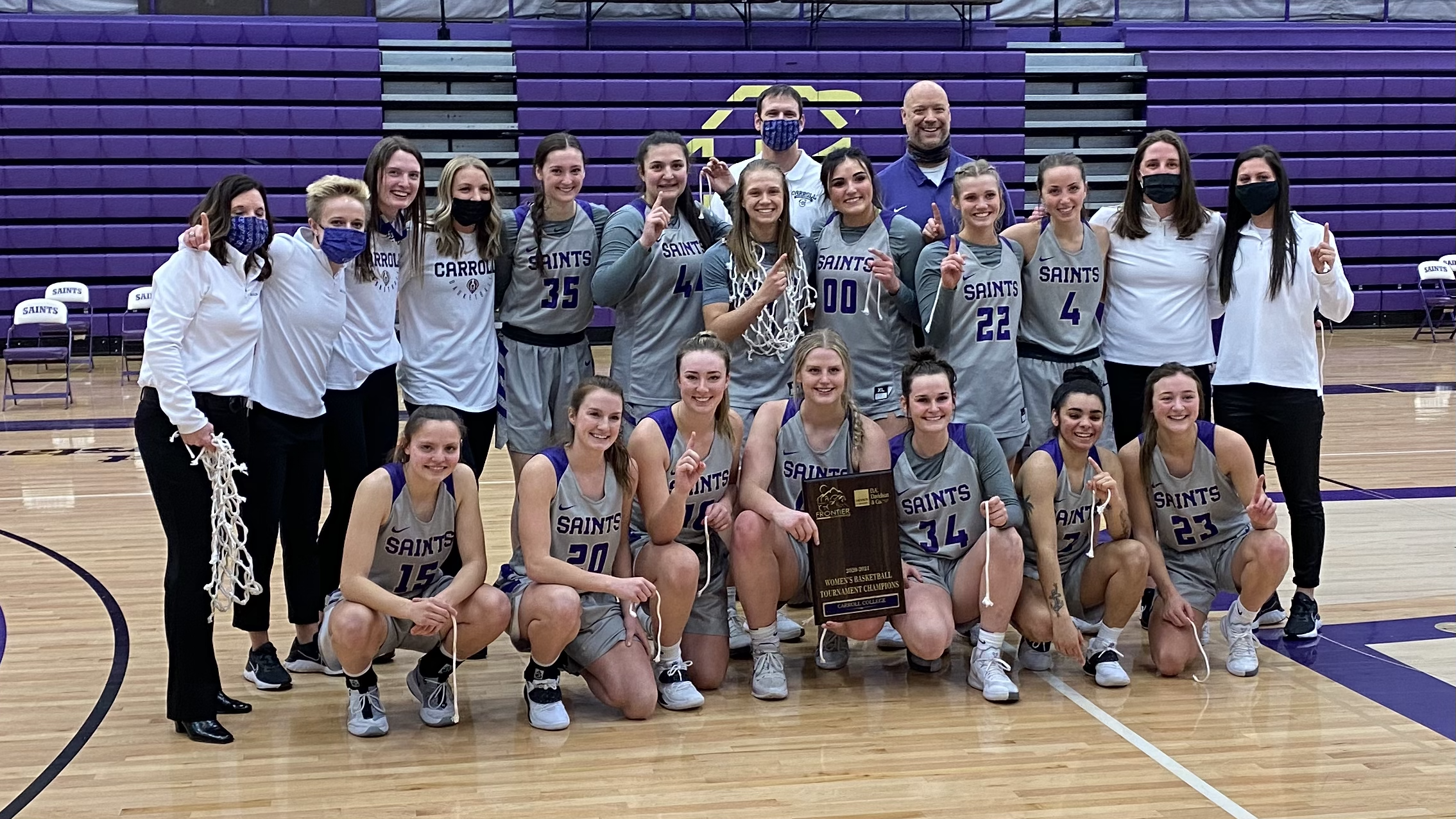 Carroll College women win third Frontier Conference tournament in 4 years