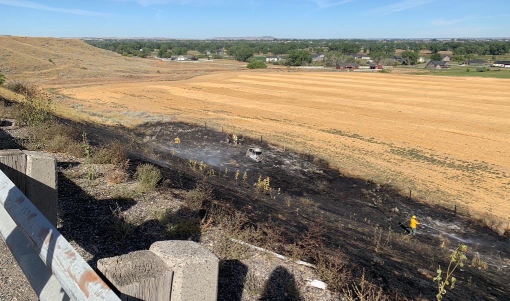 High-speed chase ends in fiery crash east of Billings - Vimarsana News