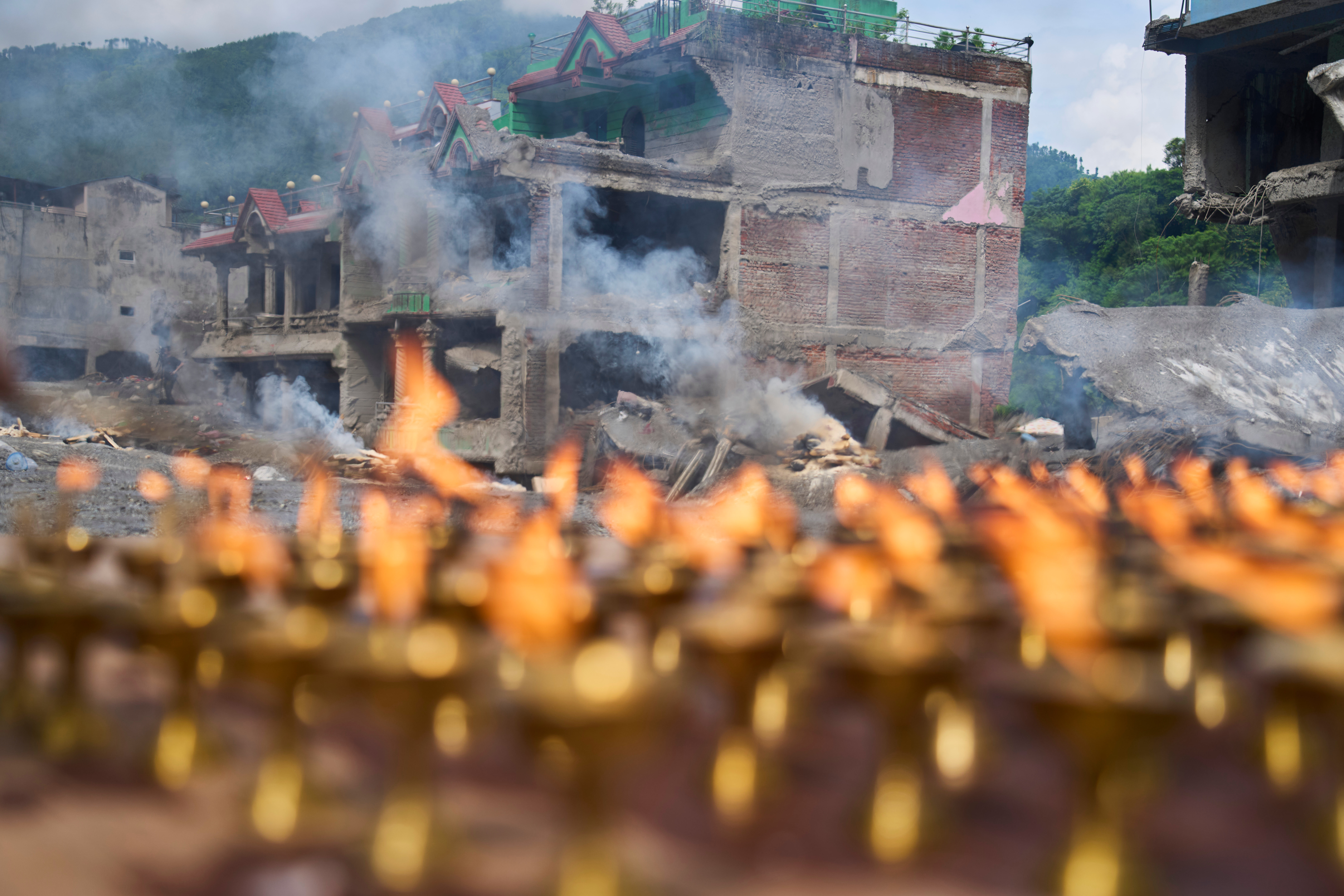 APTOPIX Nepal Floods