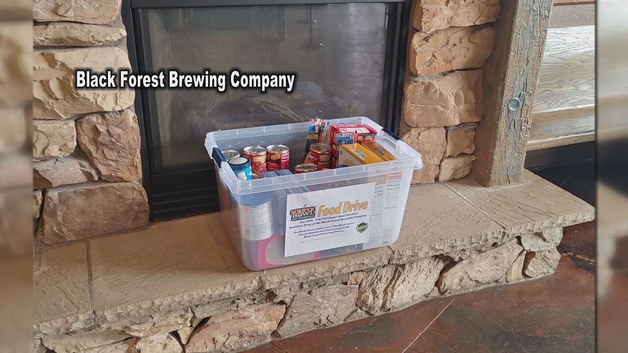 'Souper Bowl of Caring' food drive helping Black Forest pantry