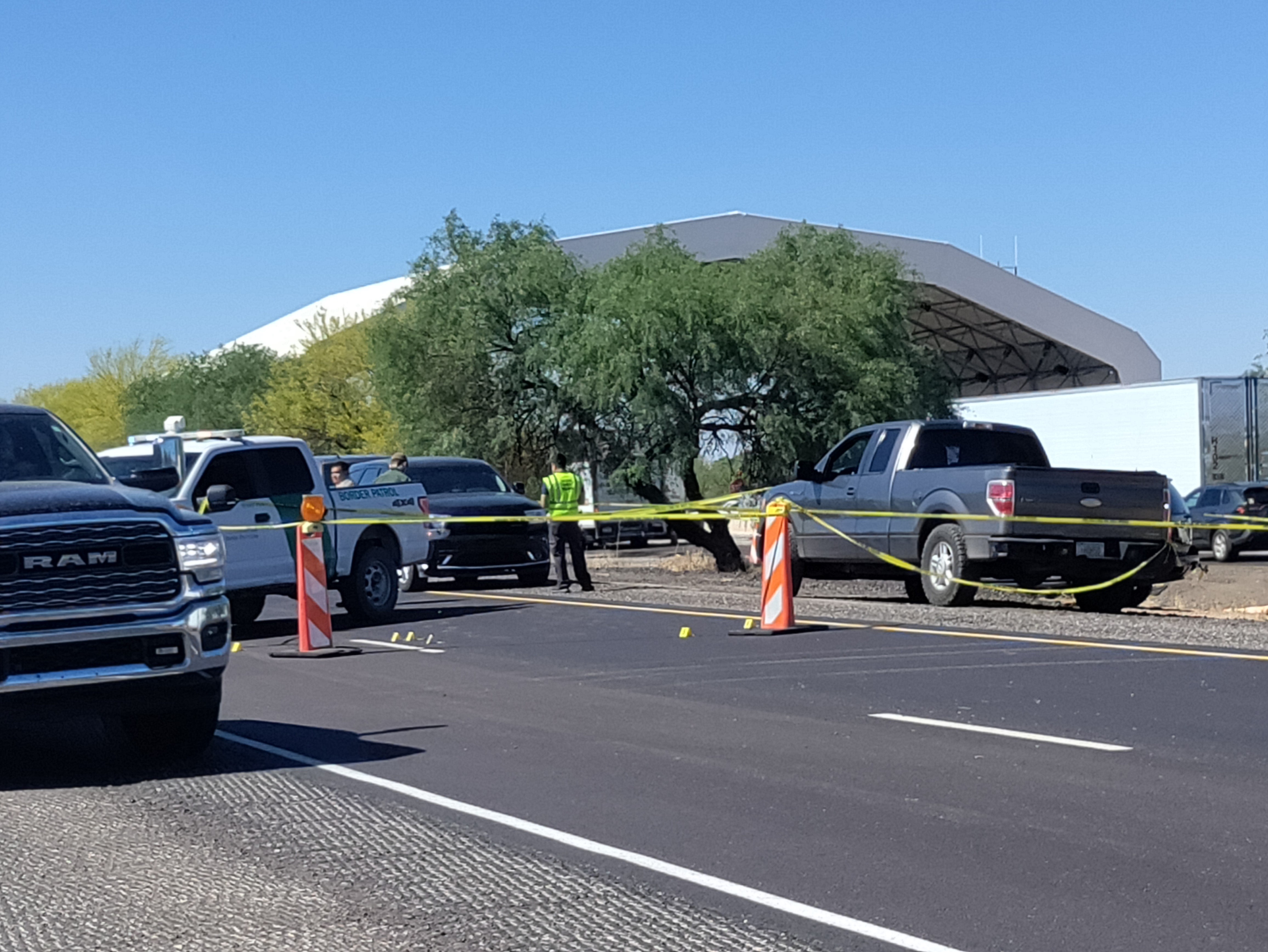 Tractor-trailer involved in chase, shootout along I-19