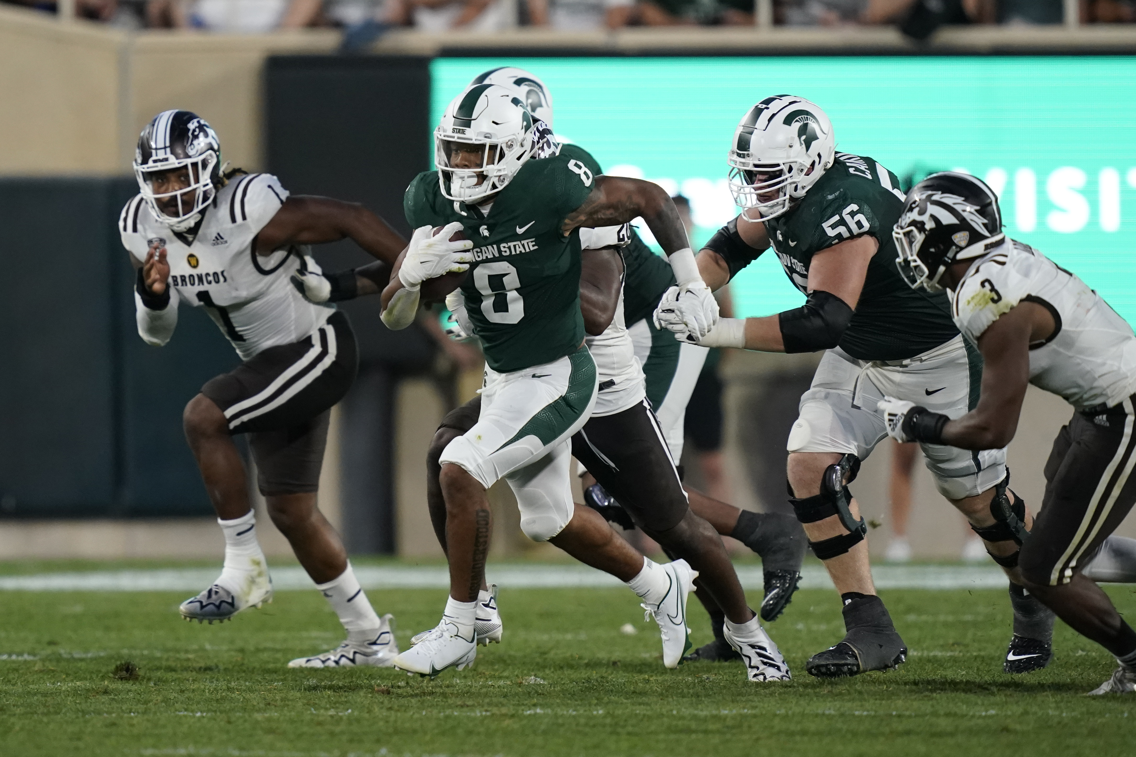 FILE Jalen Berger W Michigan Michigan St Football
