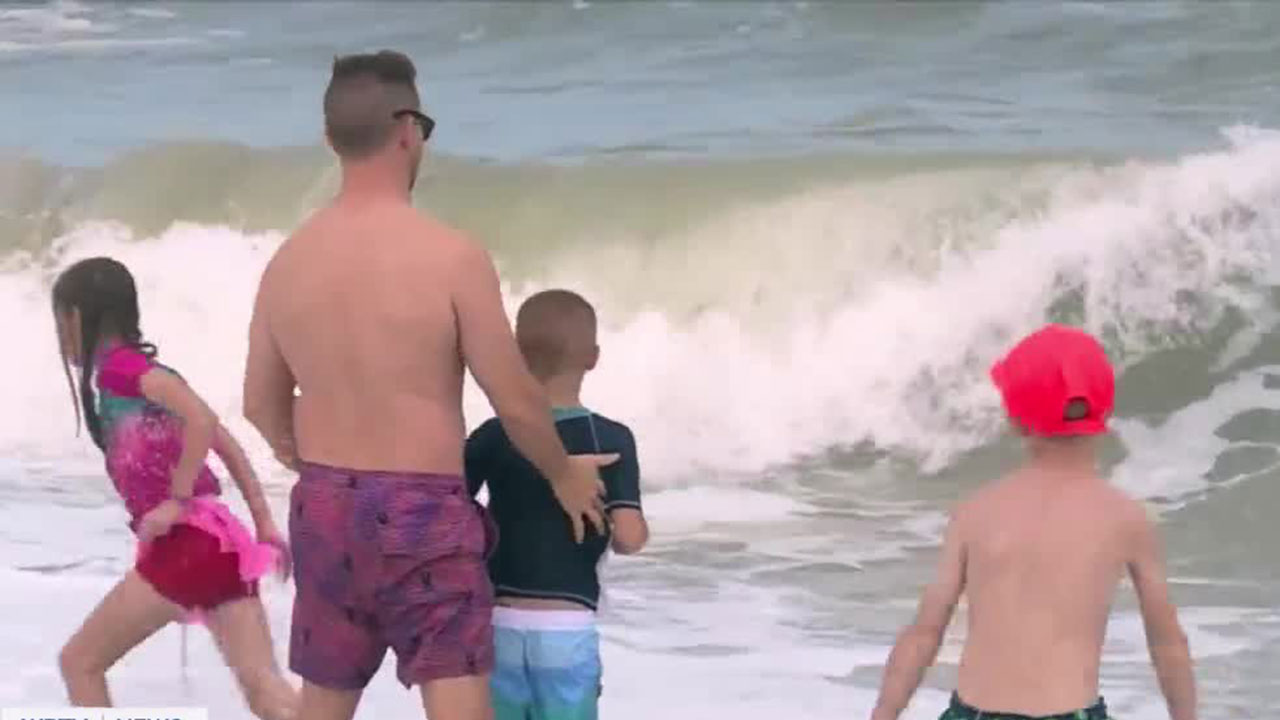 Rough surf in Palm Beach County on Oct. 4, 2025