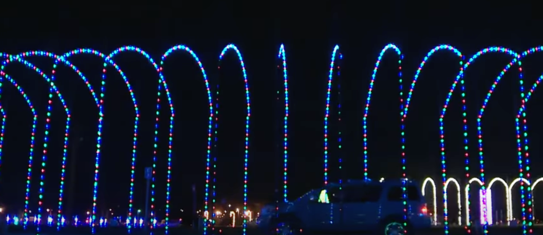dancing lights of christmas