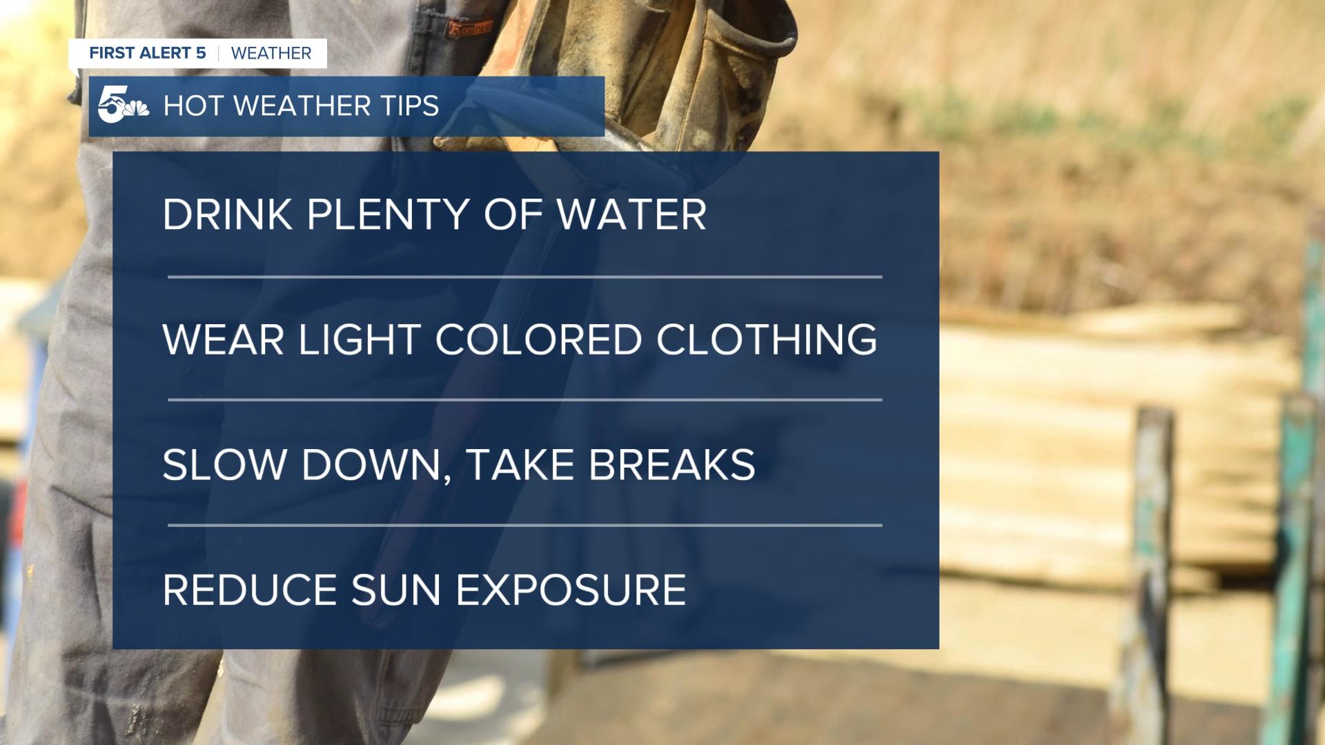 Hot Weather Tips