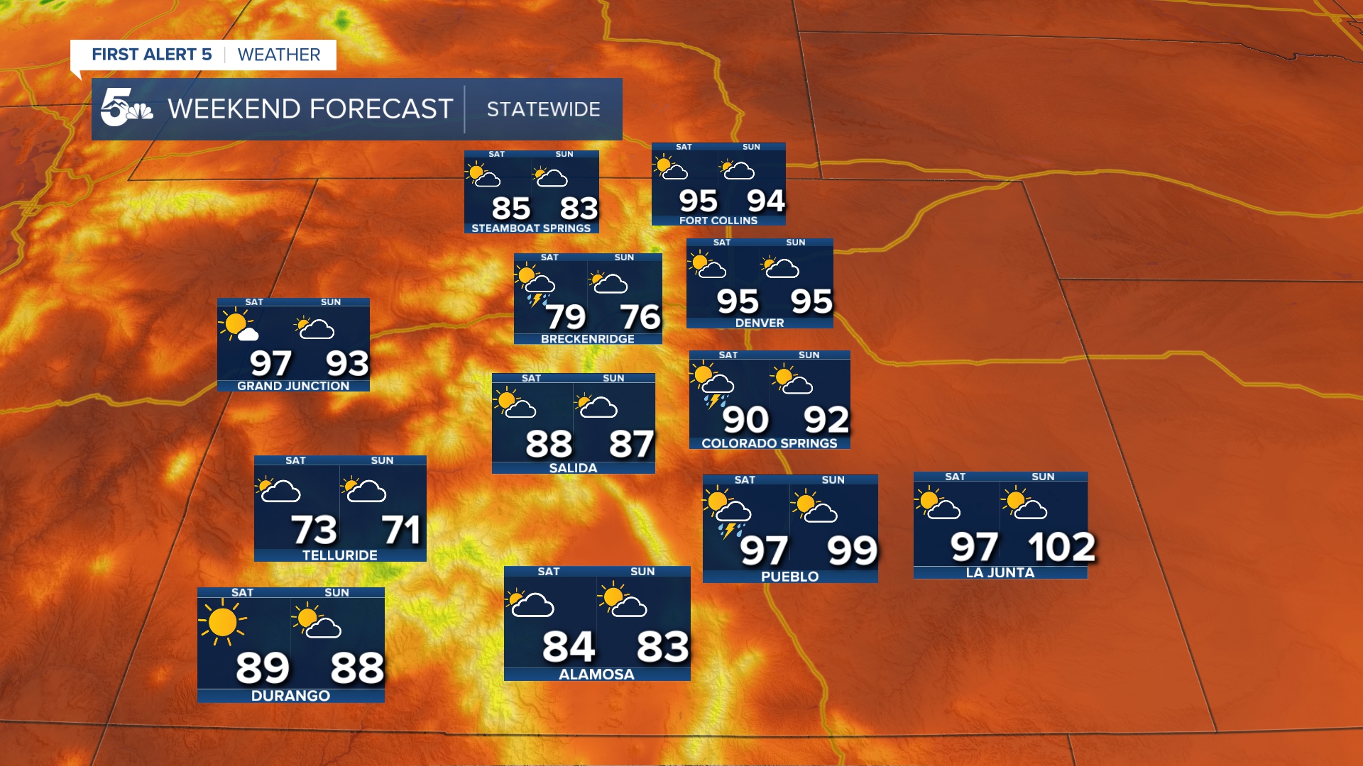 Colorado Weekend Forecast for June 6th, 2026
