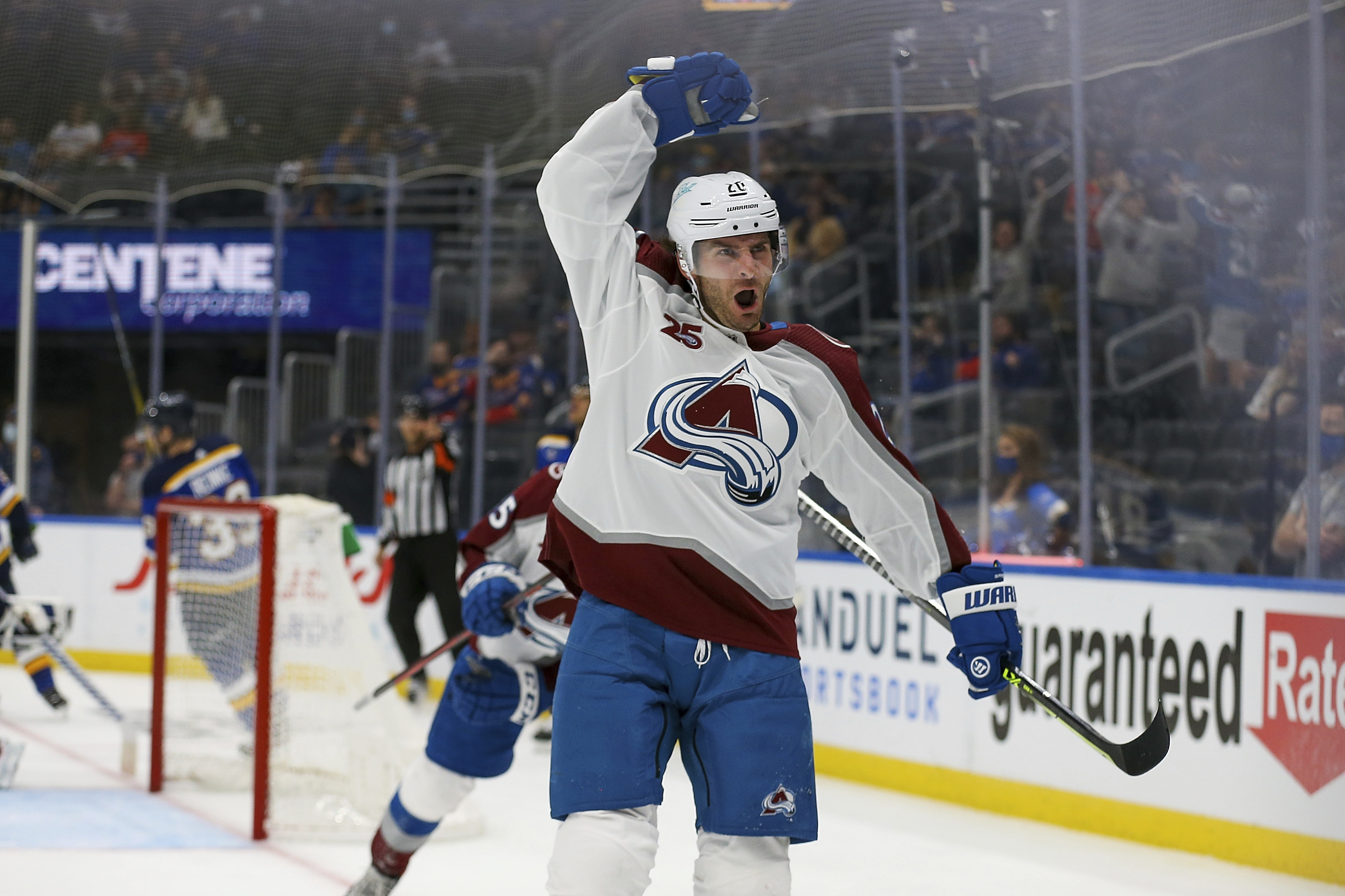 APTOPIX Avalanche Blues Hockey
