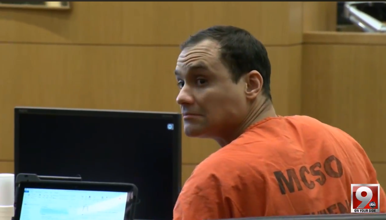 Christopher Clements in court.