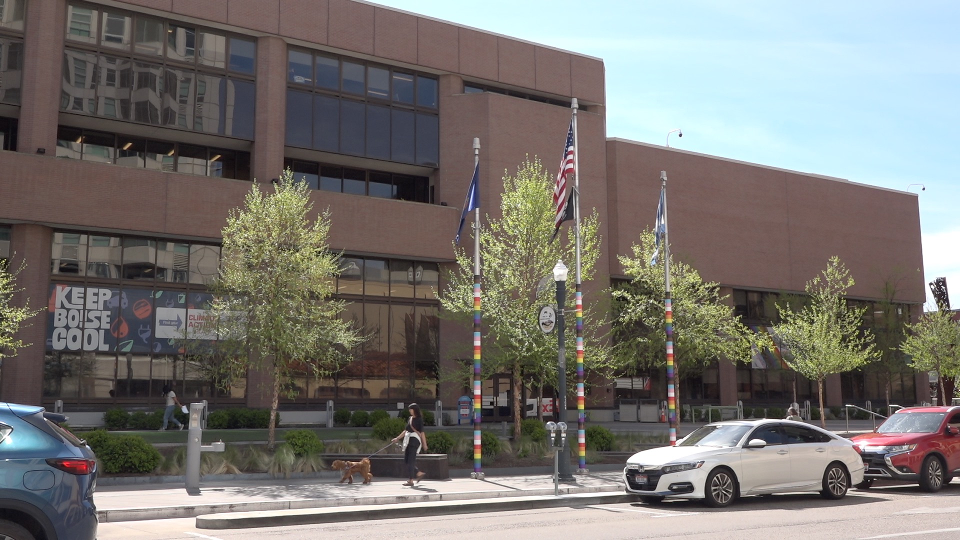 Boise Updates Flag Poles