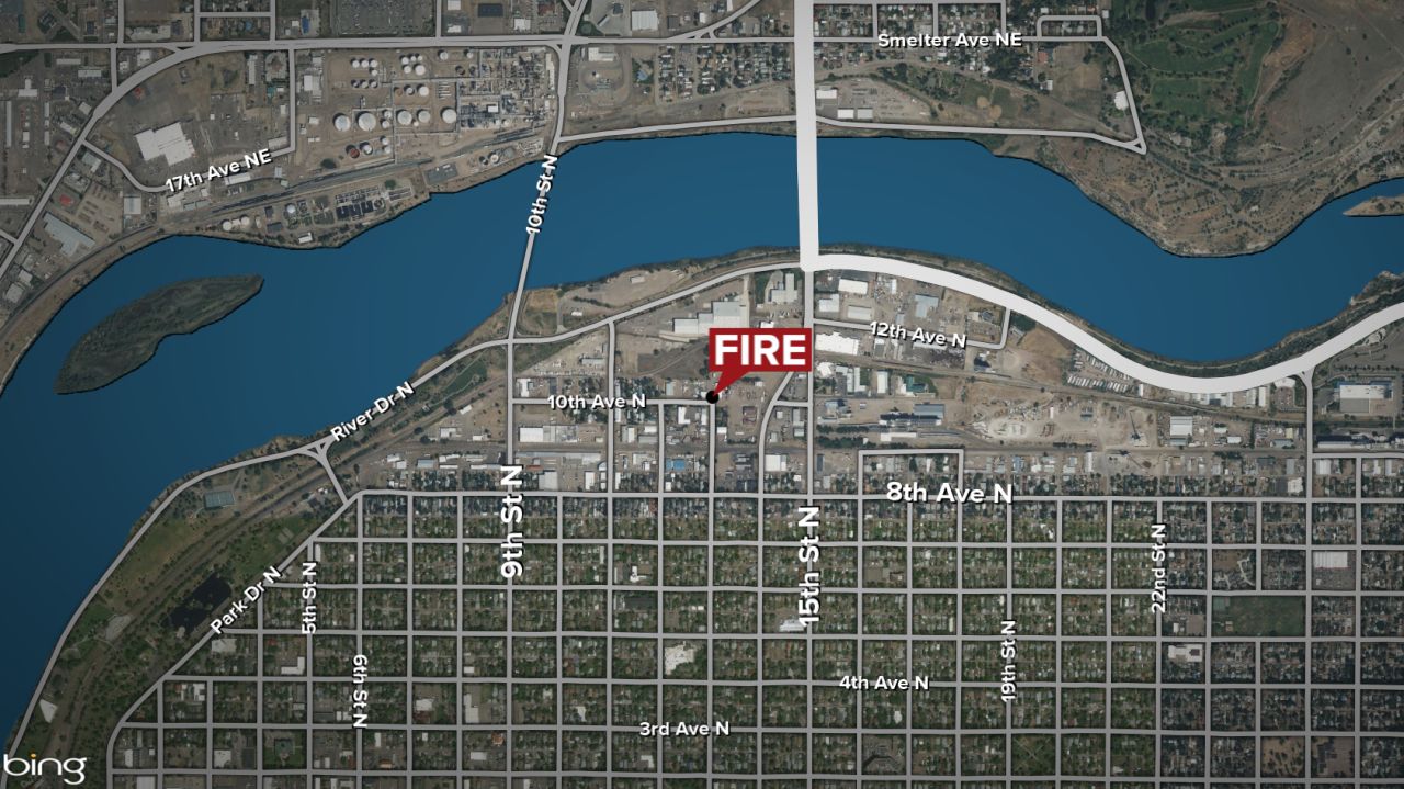 Great Falls Fire Rescue responded to a trailer on fire at about 1:40 a.m. on Tuesday, November 29, 2022.