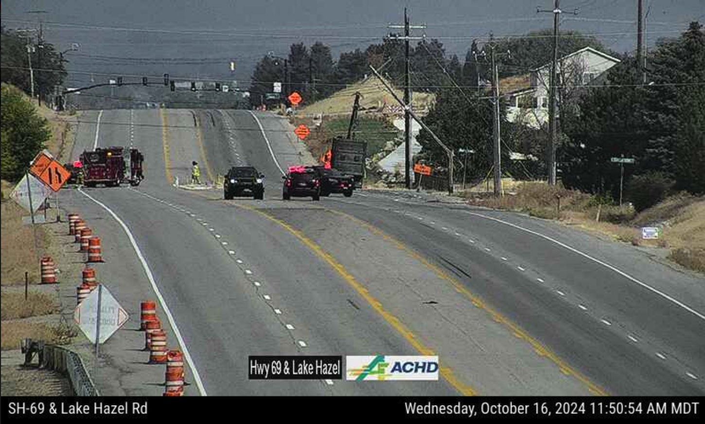 Meridian road closure