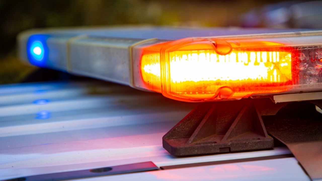 Police cruiser lights