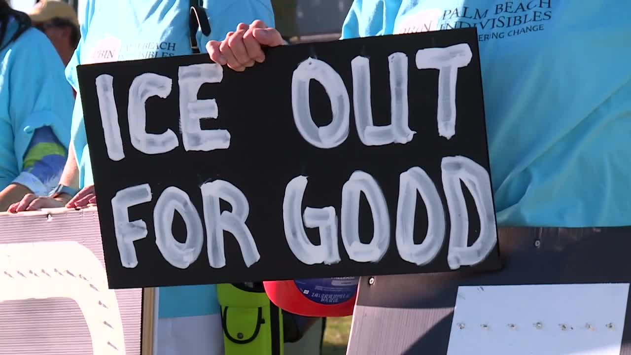 ICE protest sign