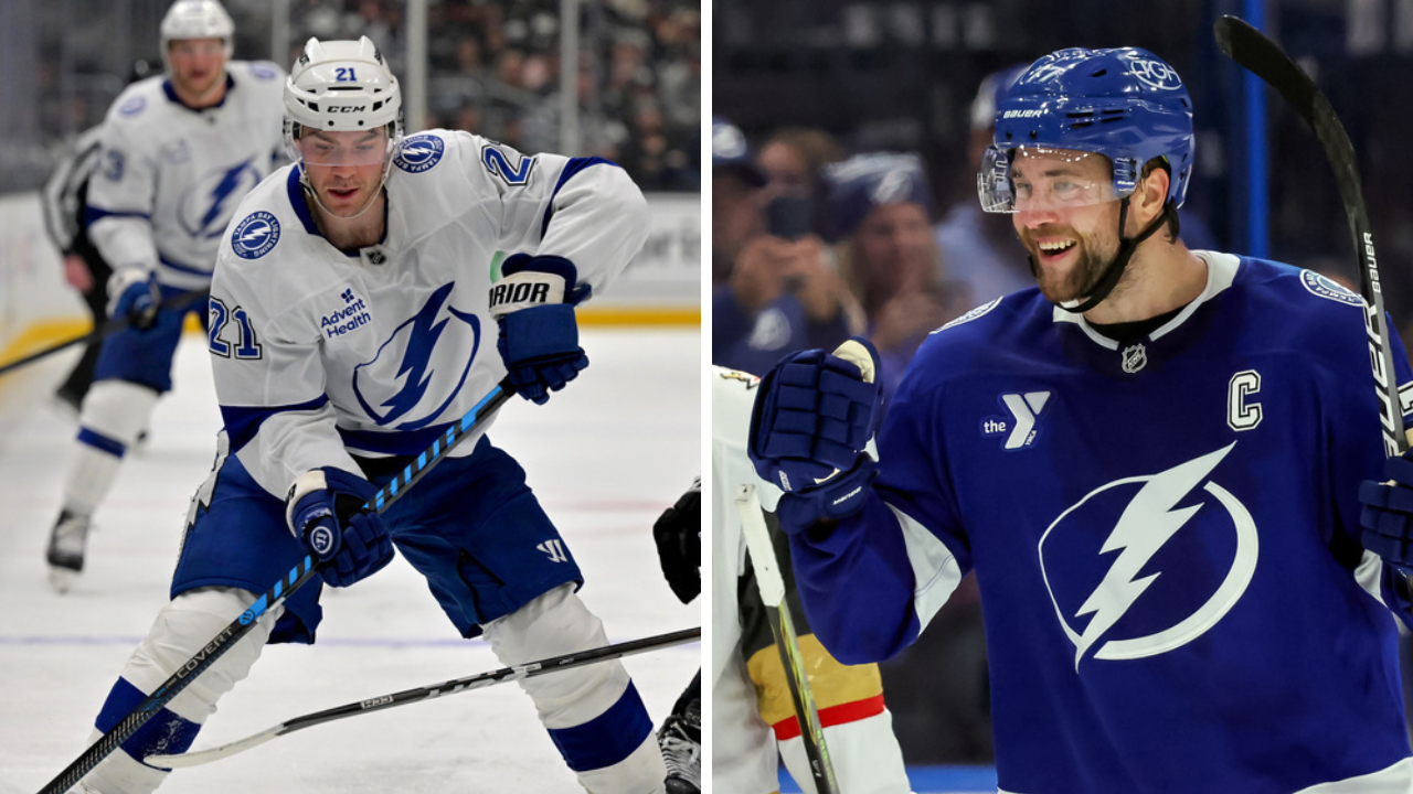 Brayden Point and Victor Hedman