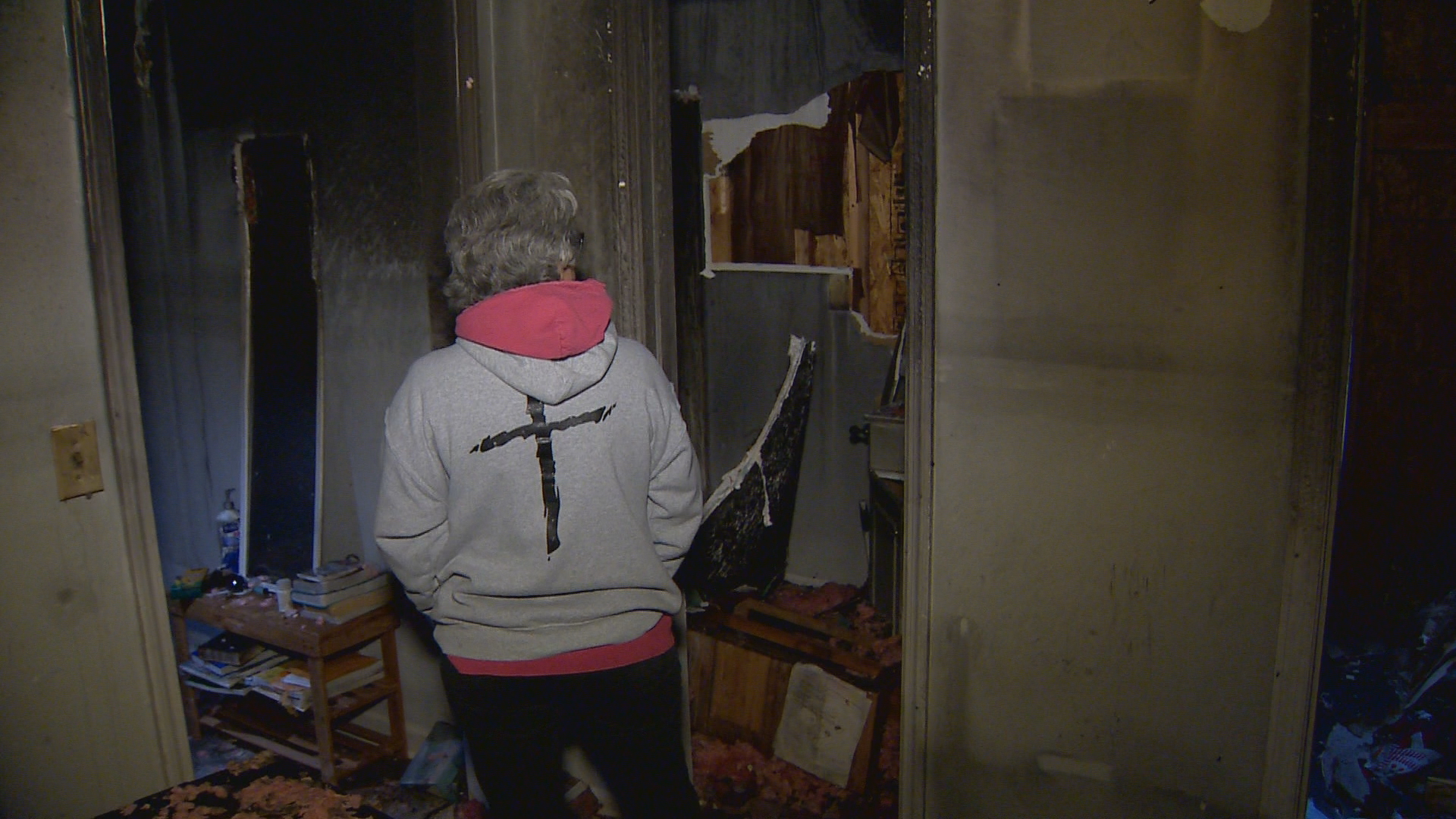 Fire destroys house, displacing the women of Hananiah House
