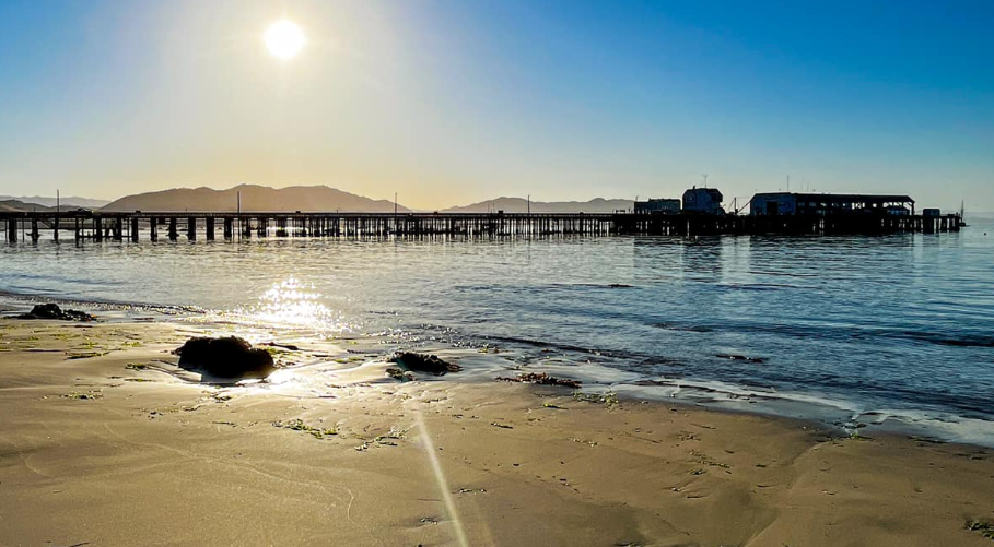 Avila Pier in sunshine