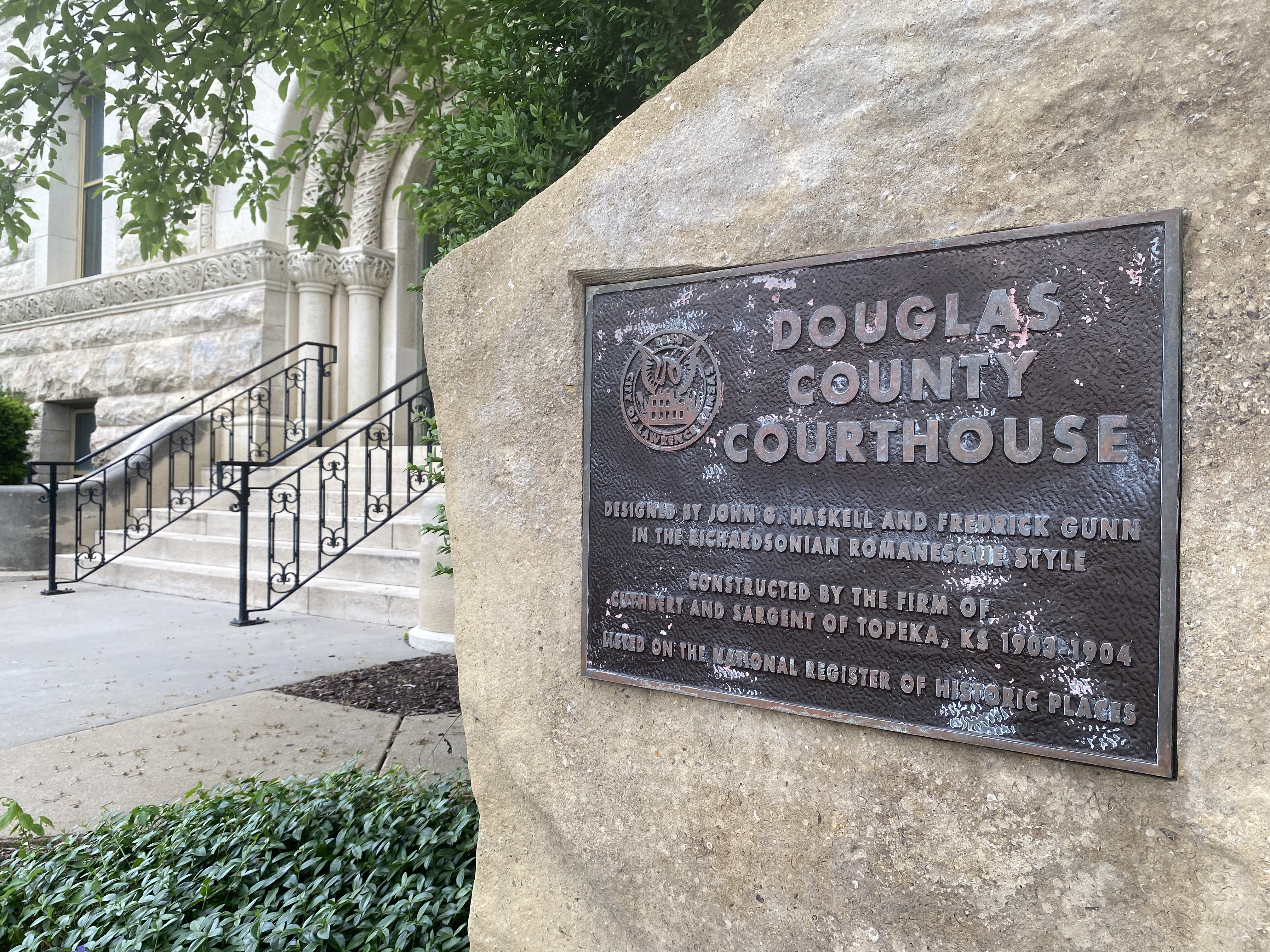 Douglas County Courthouse sign