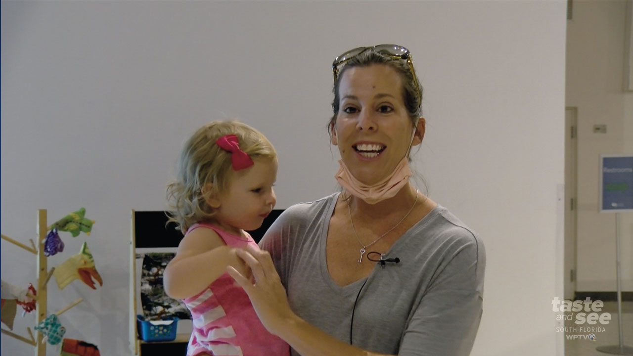 "We loved it, the kids love it, it's interactive. They loved the challenges, the rock climbing wall, and the little puppet show," said Erin Jones a mom from Boynton Beach.