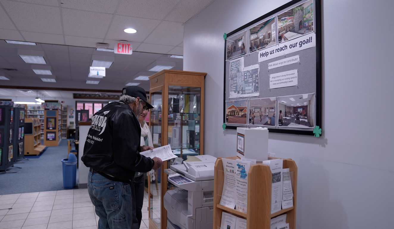Briggs District Library in St. Johns