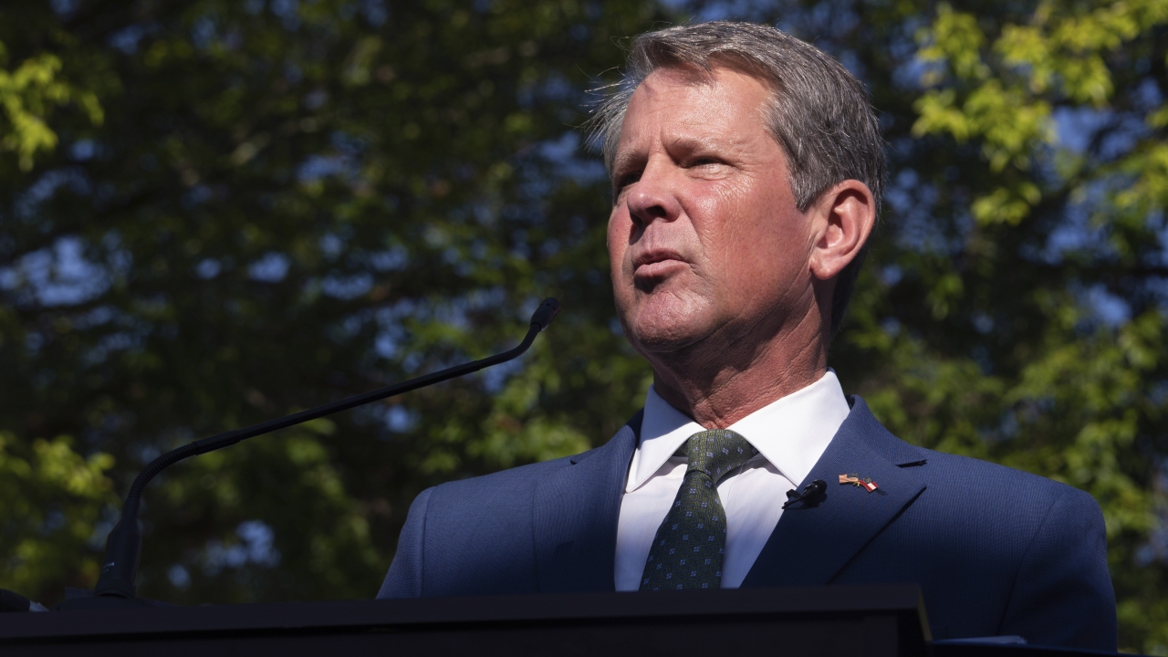 Georgia Gov. Brian Kemp.