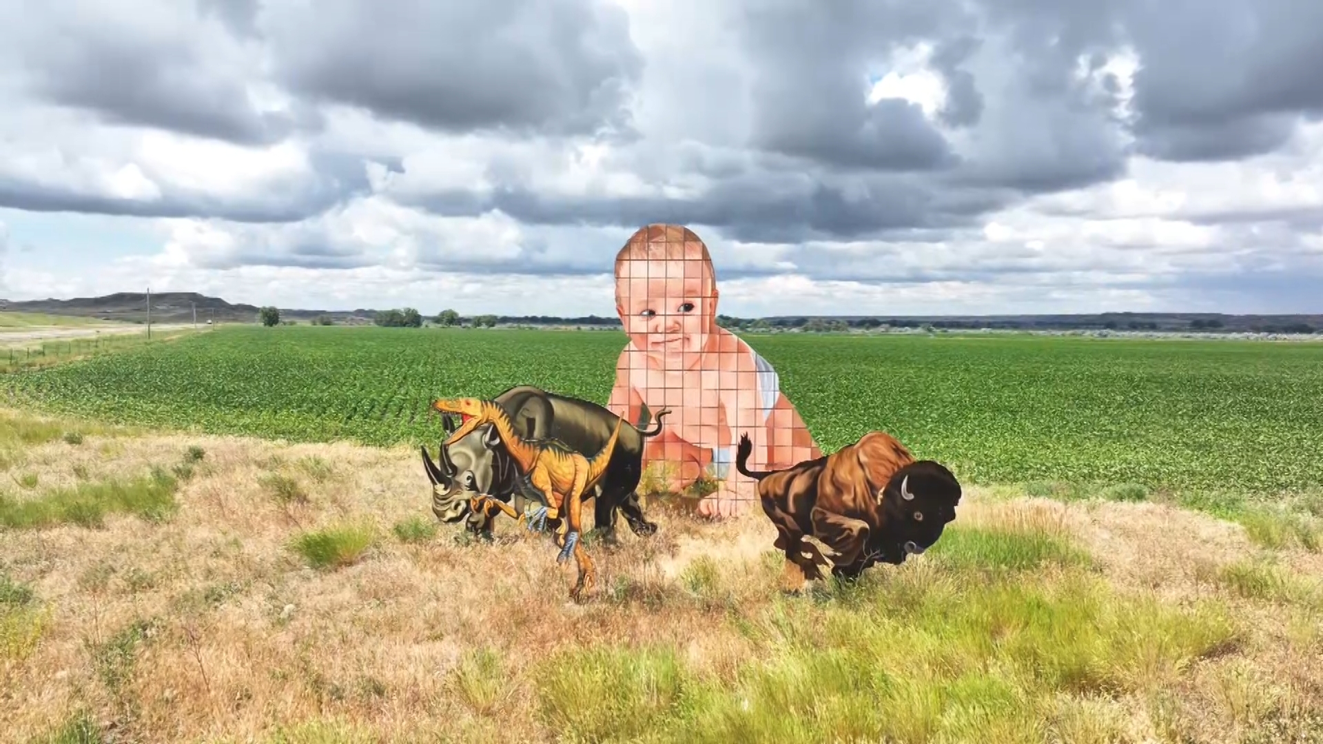 Large art installation still stands strong outside Miles City nearly decade later 