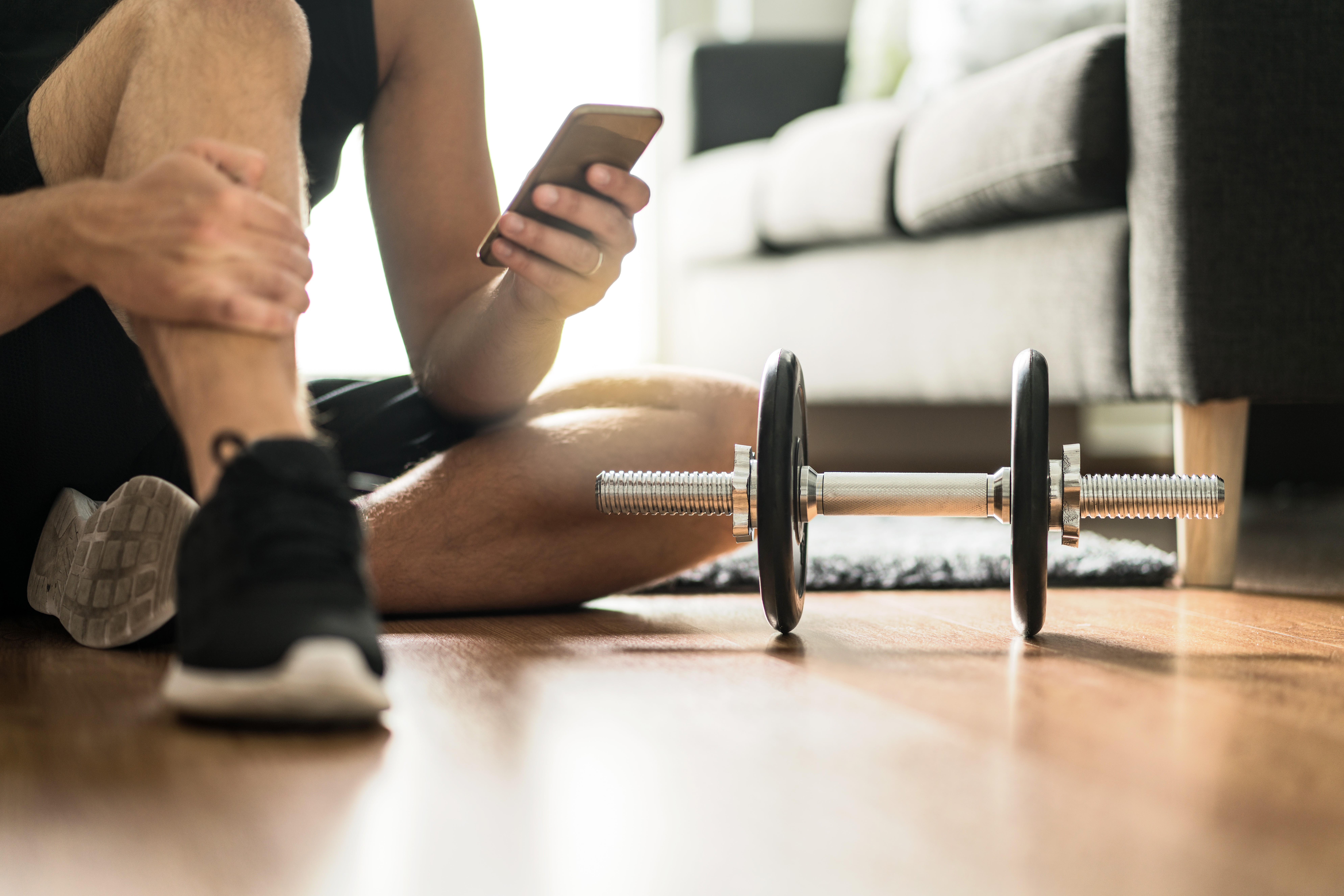 a person working out