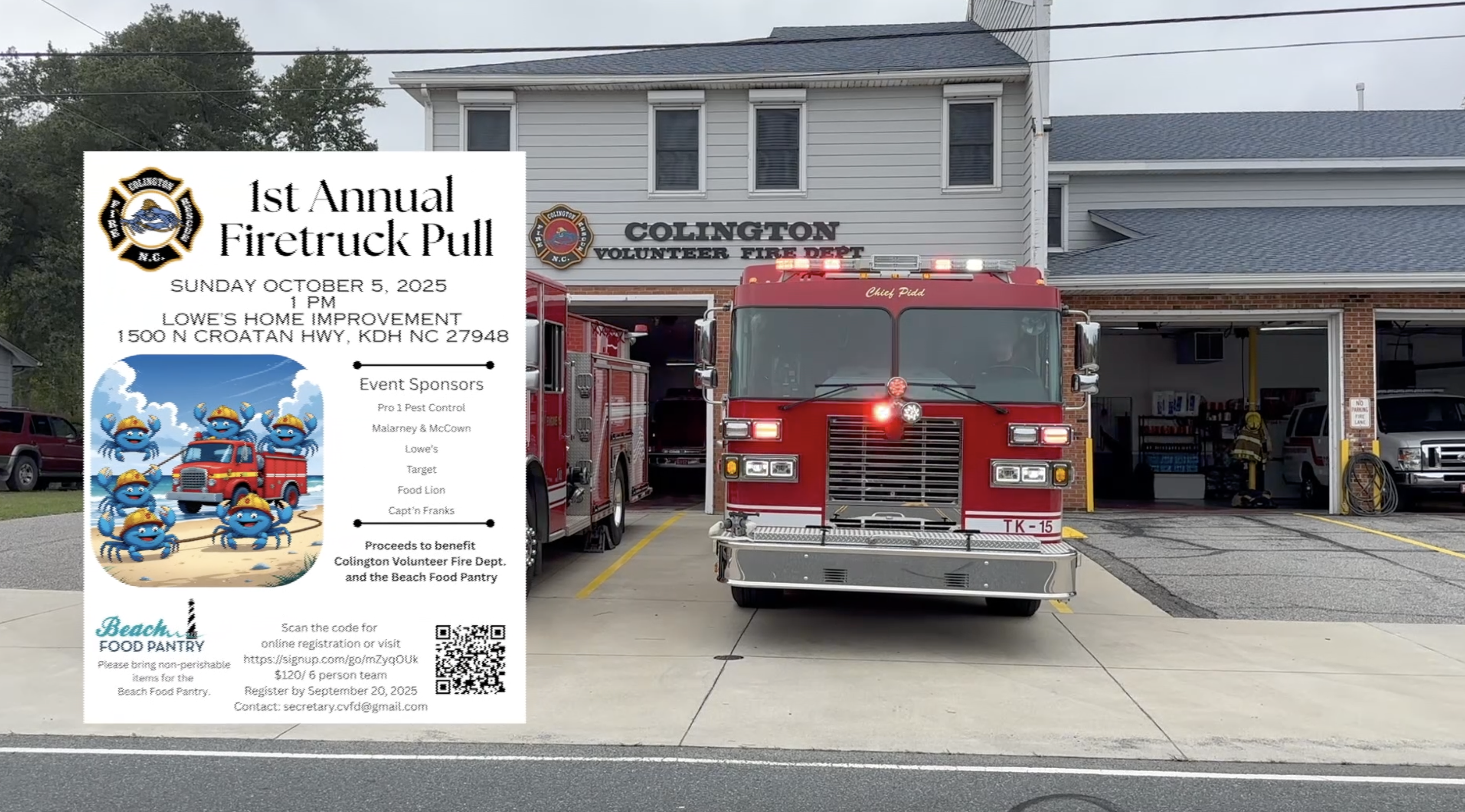 Colington Volunteer Fire Department Truck Pull